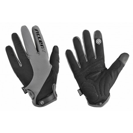 Rękawiczki ACCENT MARATHON czarno-szare XL z długimi palcami 2017