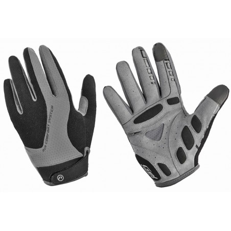 Rękawiczki ACCENT CHAMPION czarno-szare XL z długimi palcami 2017
