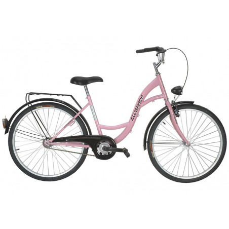 Rower turyst. 26 ELEGANCE D CTB torp. różowy 18