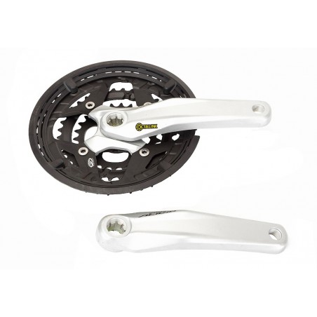 Korba p+l 48x36x26/170 alum. FCM-431 SHIMANO octalink czarna