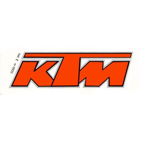 Naklejka KR 1 - KTM pomarańczowa