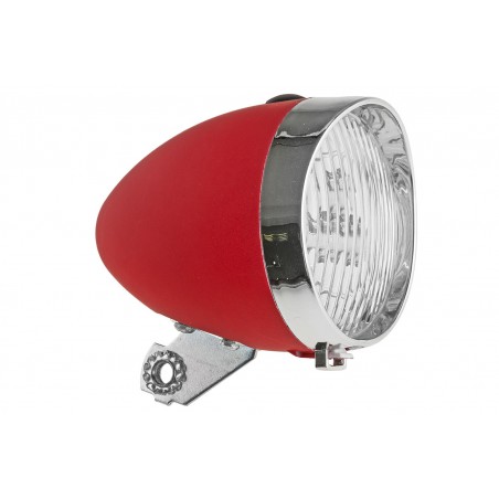 Lampa przednia bateryjna RETRO 3 LED 160302 czerwona