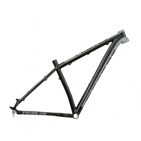 Rama ACCENT MTB PEAK 26'' S tapered czarno-grafitowa mat