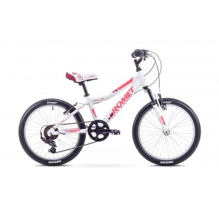 Rower ROMET JOLENE KID 20'' S biało-czerwony