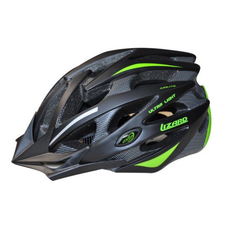 Kask rowerowy LIZARD GREEN IN-MOLD A0814-XL (60-63)