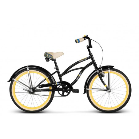 ROWER KROSS 20'' LE GRAND BOWMAN KID czar-żółt-połysk