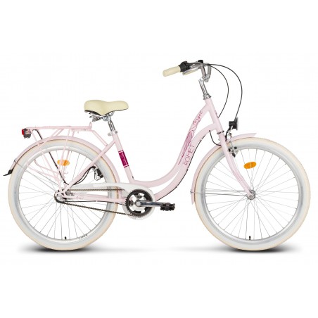 Rower 26 ROMET ANGEL 3 NEXUS  różowy M