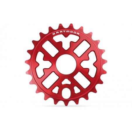 Zębatka BMX Trance alu 7075 25 zębów czerwona anodowana