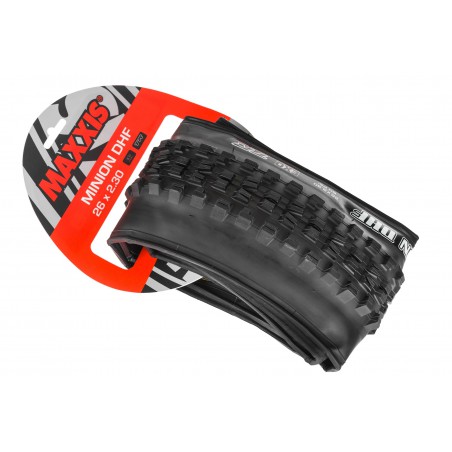 Opona 26 x 2,30 MAXXIS MINION DHF 60TPI, EXO, TR, DUAL, zwijana