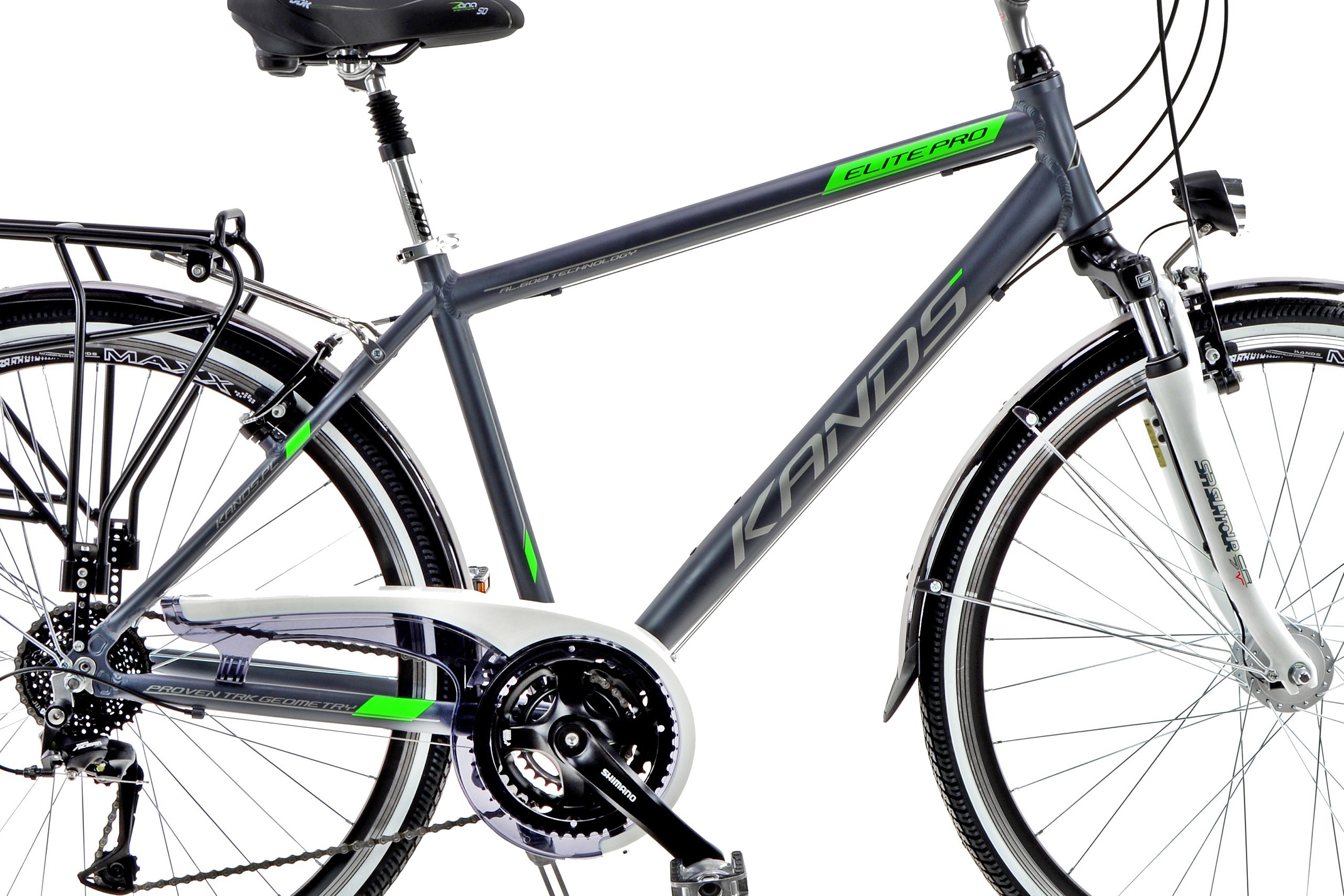 Rower 28" KANDS ELITE PRO V2 M CTB AL. tel. ACERA pr. grafit 19"
