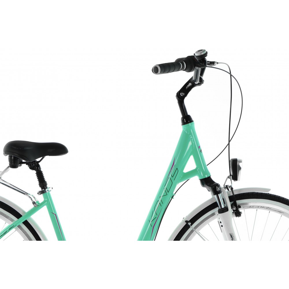 Rower 28" KANDS SOPRANO D AL. tel. NEXUS 3bieg. turkusowy 17" Ro...