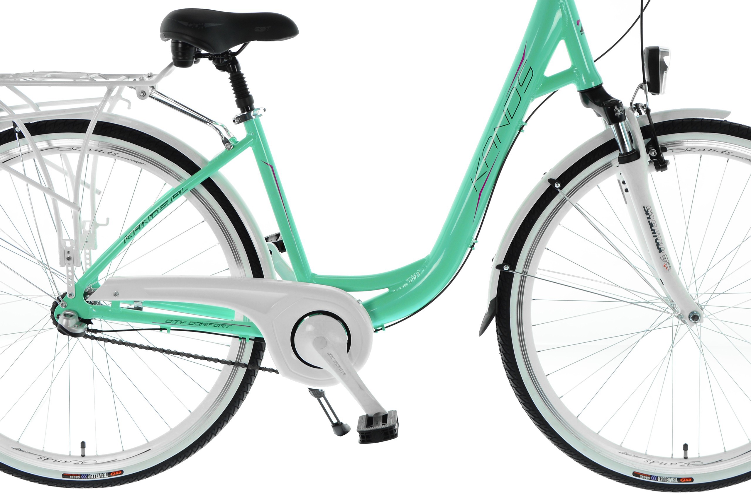 Rower 28" KANDS SOPRANO D AL. tel. NEXUS 3bieg. turkusowy 17" Ro...