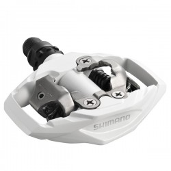 Pedały ALU. SHIMANO SPD PD-M530W +bloki, białe