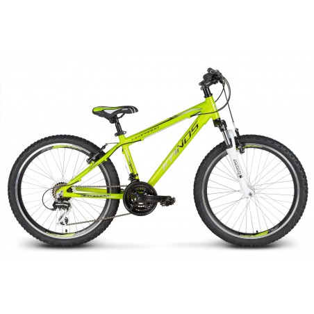 Rower 24 KANDS LEOPARDO M tel. alu. SHS ACERA seledynowy mat. 15"