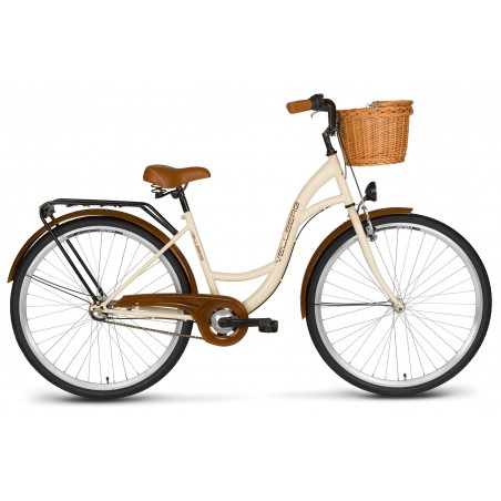 Rower miejski 28 VELLBERG NEXUS 3-biegowy koszyk