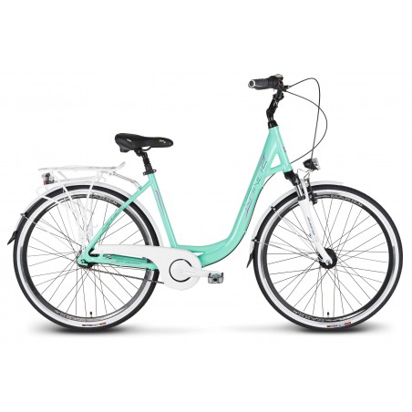 Rower 28" KANDS SOPRANO D AL. tel. NEXUS 7-bieg. prąd. miętowy 19" 2018r