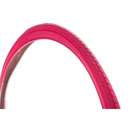 Opona rowerowa 700 x 35C DELI TIRE SA-230 ciemno-różowa