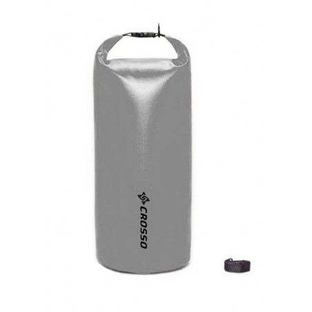Sakwa WÓR transportowy na bagażnik CROSSO DRY BAG 50L srebrny