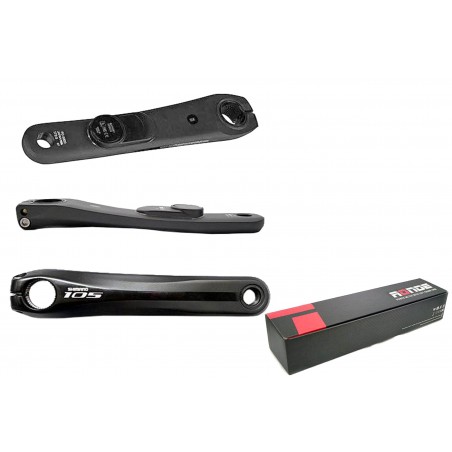 Pomiar mocy SHIMANO 105 FC-5800 170mm RONDE czarny