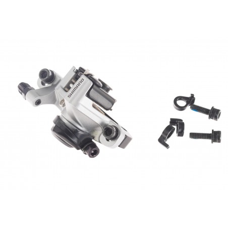 Zacisk hamulca tarczowy mechaniczny SHIMANO BR-M375 Altus tył srebrny