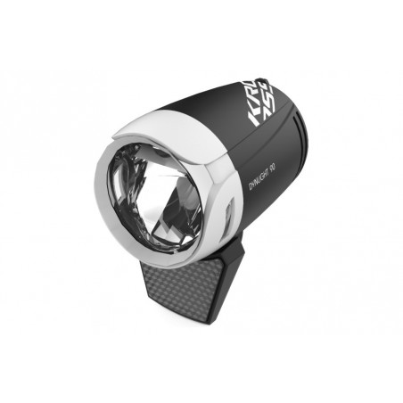 Lampa przednia /dynamo/ KROSS DYNLIGHT 90, na widelec, 350lm, czarna