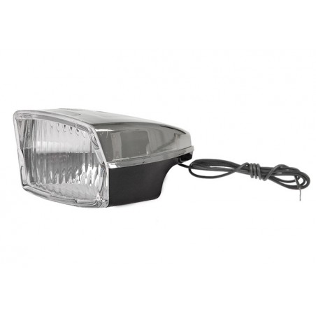 Lampa przednia /dynamo/ prostokątna RETRO na prądnice  107