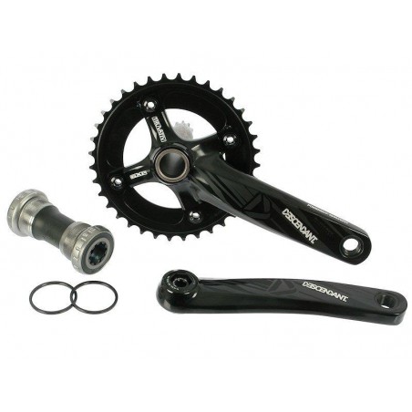 Crankset DH  Truvativ Descendant 1.1 GXP 83mm , 165mm,36teeth ,black