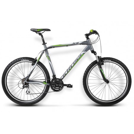 Rower KROSS 26 HEXAGON X3 M MTB T Acera L graf/bia/ziel.mat