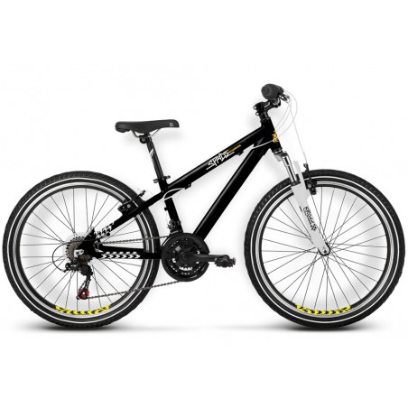 Rower KROSS 24 SPADE REPLICA M MTB T TZ-50 czarny mat