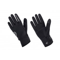 Rękawiczki ACCENT Raindrop ocieplane dł.palce czarne L
