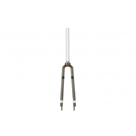 Widelec 28 ACCENT CX-ONE 1-1/8 przełajowy alu.disc/v-brake army-camo