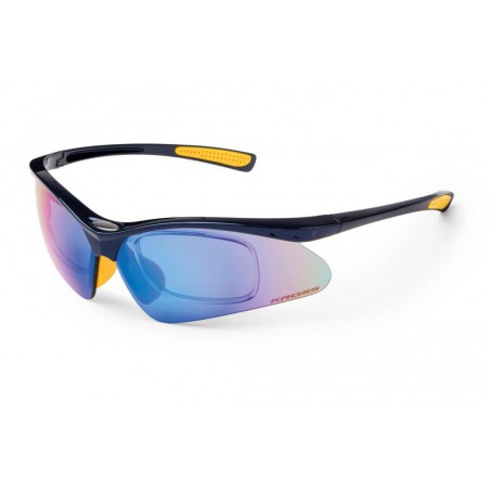 Okulary KROSS DX-OPTIC 2 /blue yellow/ niebiesko-żółte