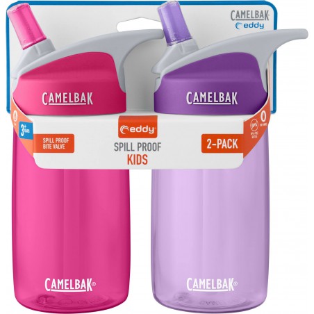 Bidon 0,4L Camelbak Eddy Kids różowy + fioletowy /dwupak/