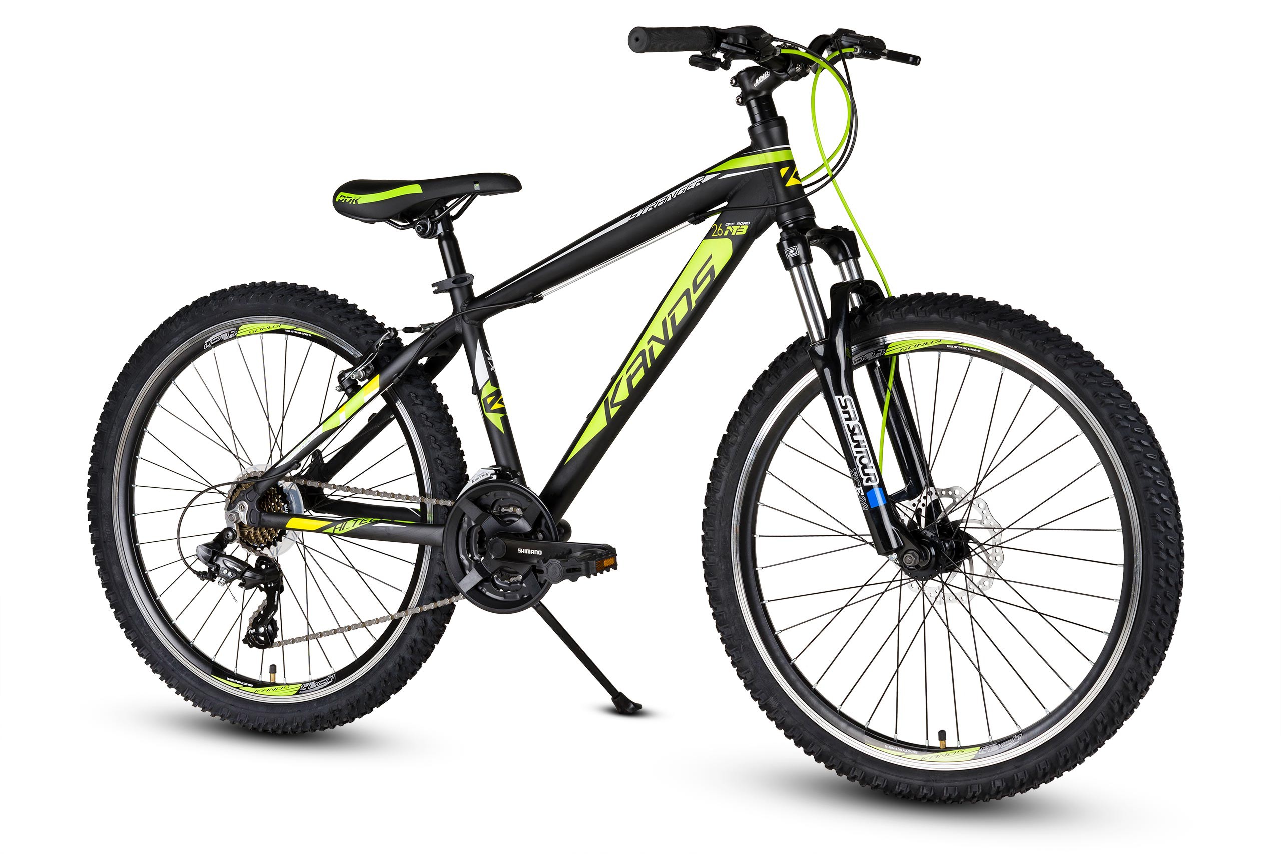 Rower 26 KANDS STRANGER DUAL alum. 15" czarnozielony mat Rowery