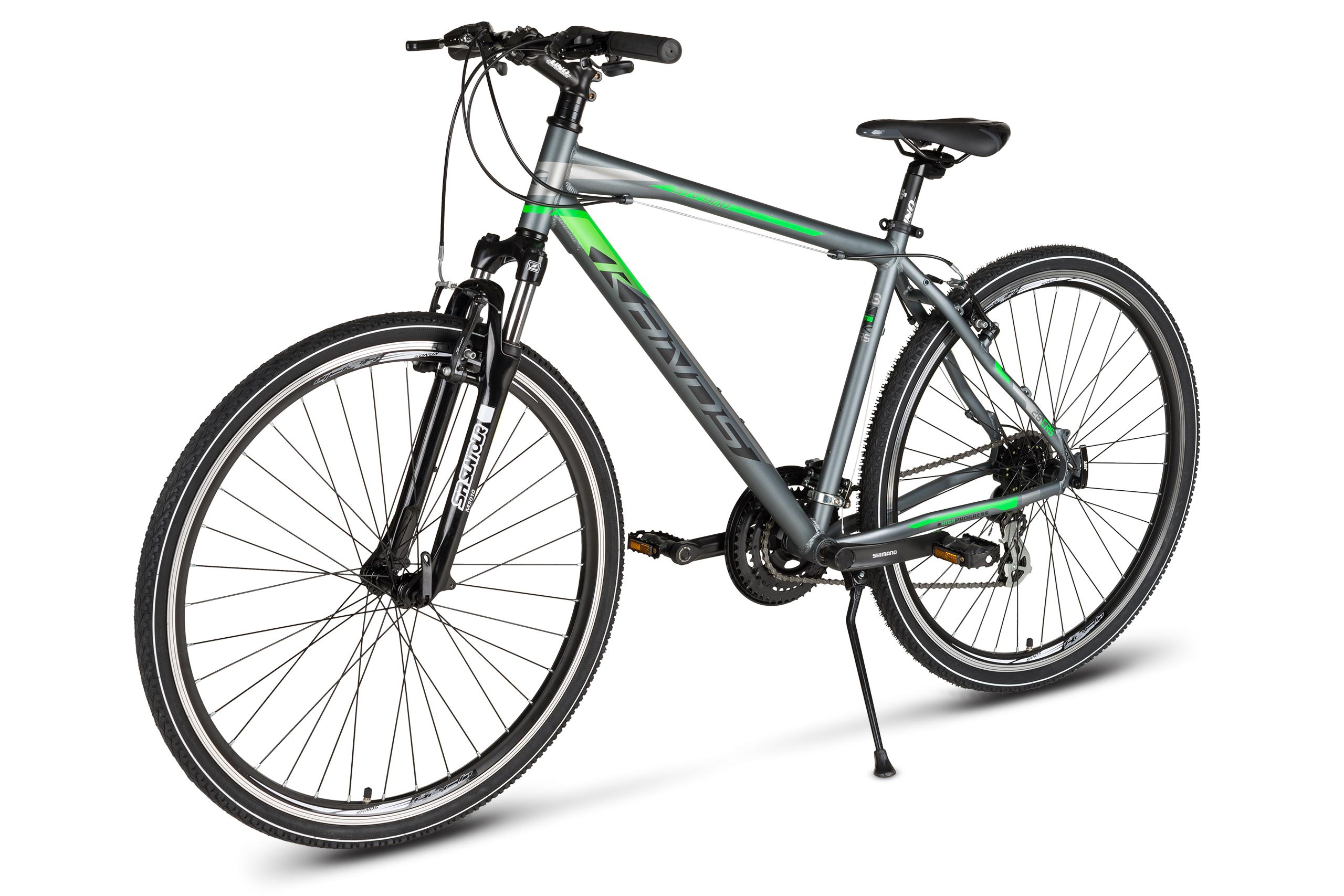 Rower 28 KANDS CROSS STV900 ALTUS M. grafitseledyn mat. 21" Row...