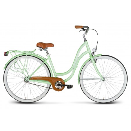 Rower 28 VELLBERG MyWay stal. Eco, miętowy mat