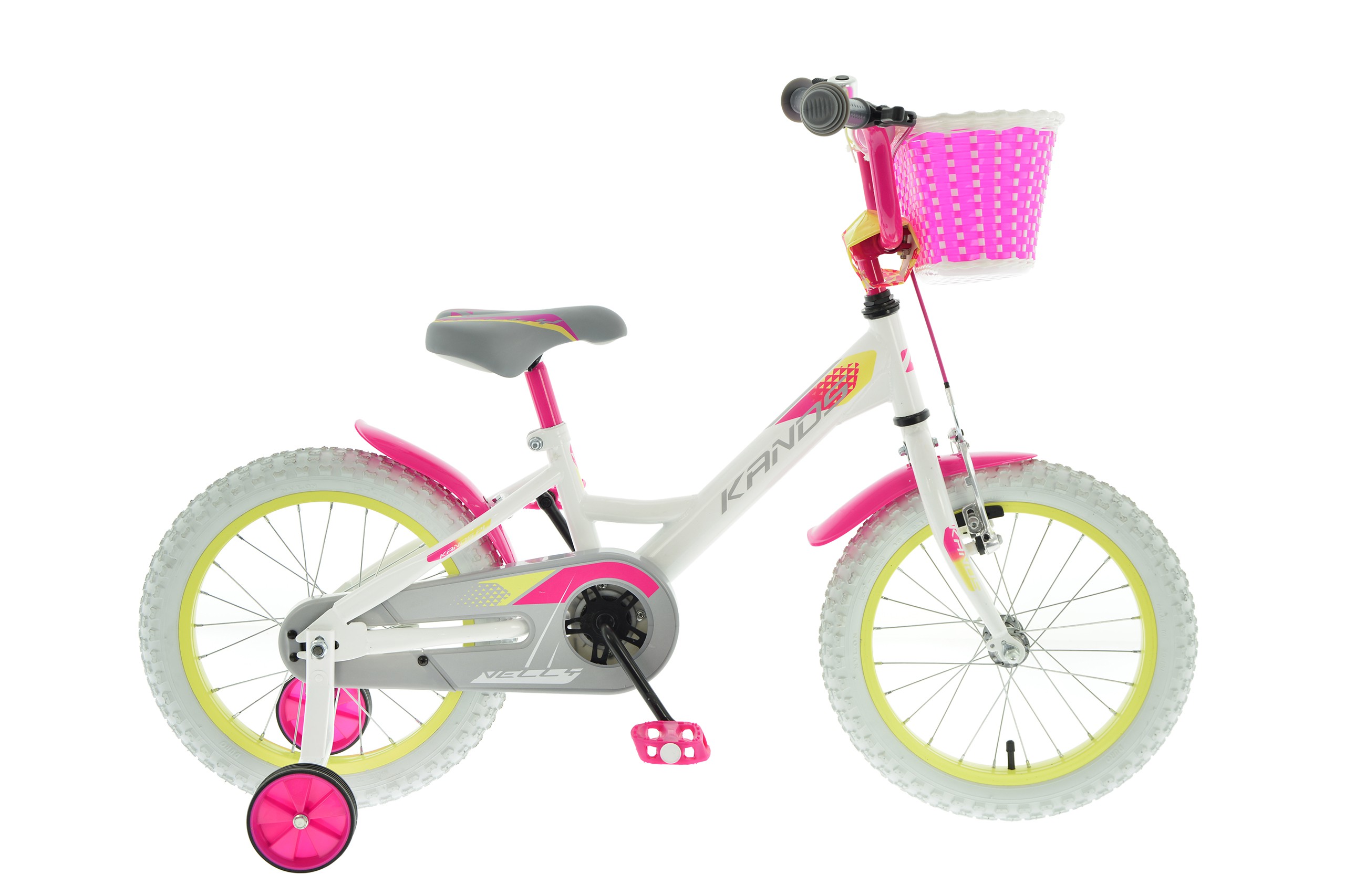 Rower 16 KANDS NELLY VELO białoróżowy poł. Rowery dziecięce Mi...