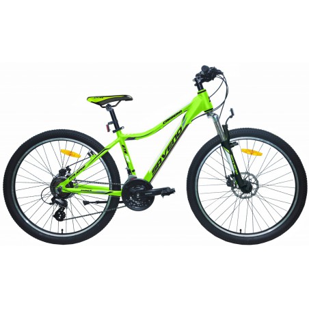 Rower 26 SAVENO CARRERA GTS DISC męski 13" HT zielono-czarny 2019