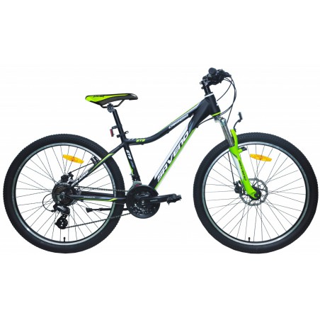 Rower 26 SAVENO CARRERA GTS DISC męski 13" HT czarno-zielony 2019