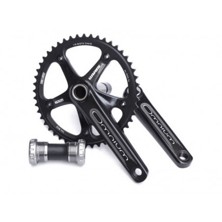Crankset Sram-Truvativ Omnium single chainwheel 48 teeth 165mm ,colour black ,complete inc. BSA bearings
