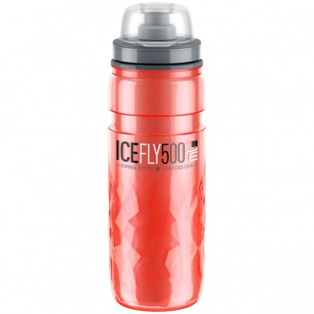 Bidon 500ml ELITE ICE FLY Red termos czerwony BPA FREE