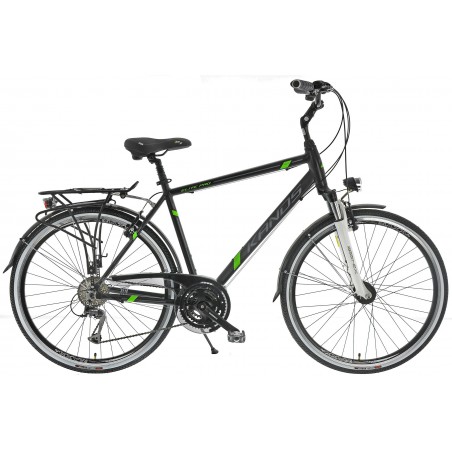 Rower 28 KANDS ELITE PRO V2 męski ALIVIO prądnica czarny-seledn mat 21"