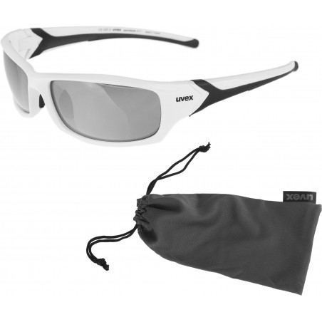 Okulary UVEX Sportstyle 211 - biało-czarne