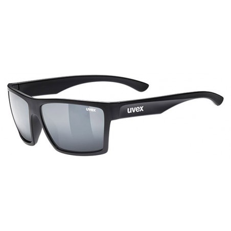 Okulary UVEX LGL 29 czarne mat, srebrne szkła