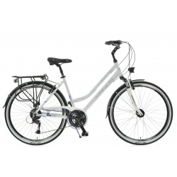 Rower 28 KANDS ELITE PRO D ACERA prądnica biały 19"