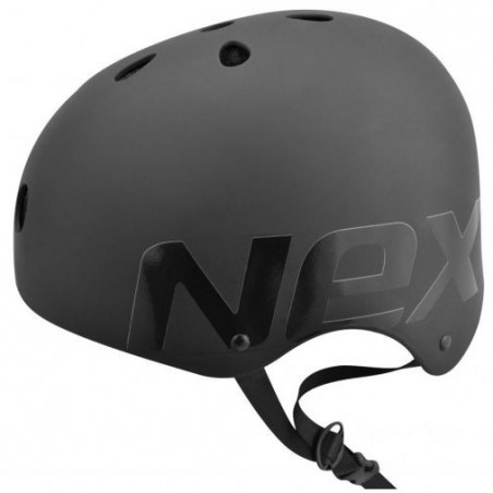 Kask Nexelo ADREALINE BMX orzeszek L 58-61cm czarny mat