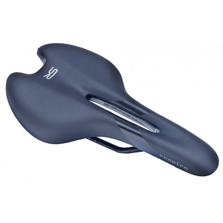 Siodełko SELLE ROYAL RESPIRO SPORT 9029HRT szosa czarno-białe z otworem
