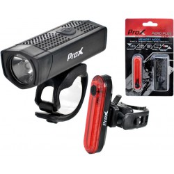 Lampa p+t /akumulator/ PROX AERO PLUS SET 400lm+10lm USB