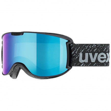 Gogle narciarskie UVEX SKYPER LM czarne, mirror blue S3