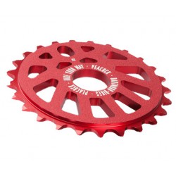 Zębatka DARTMOOR BMX PEACOCK ALU 25T czerwona